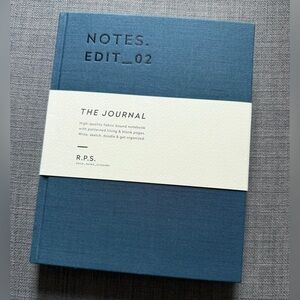 Blue Fabric Bound Journal